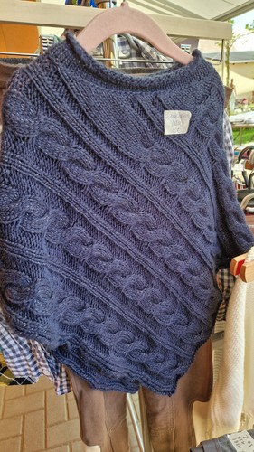 Poncho ernstings dunkelblau - poncho,