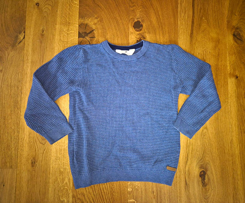 Pullover 122 128 blau - 128,