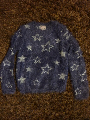 Kuschelpullover blau mit - kuschelpullover,