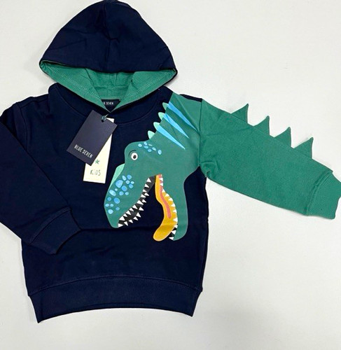 Blue seven jungen hoodie - seven,