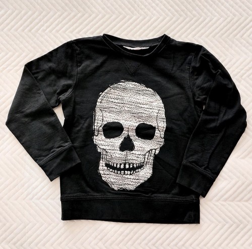 Sweatshirt schwarz skull - h&m,