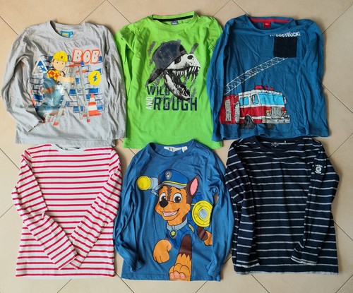 6er set langarmshirts - langarmshirts, shirts