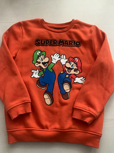 Super mario kinder sweatshirt - super,