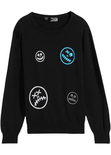 Pullover 116 122 schwarz - pullover, gr.